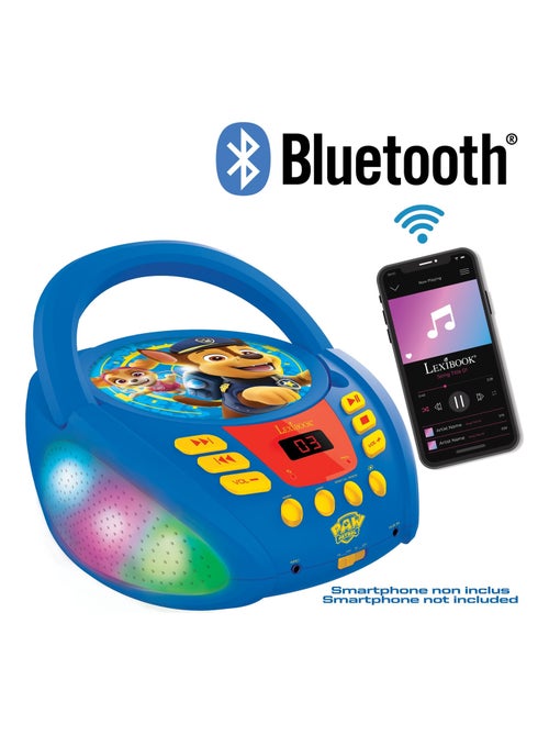 Paw patrol bluetooth cd player met verlichting - Kiabi Paw patrol bluetooth cd player met verlichting - Kiabi