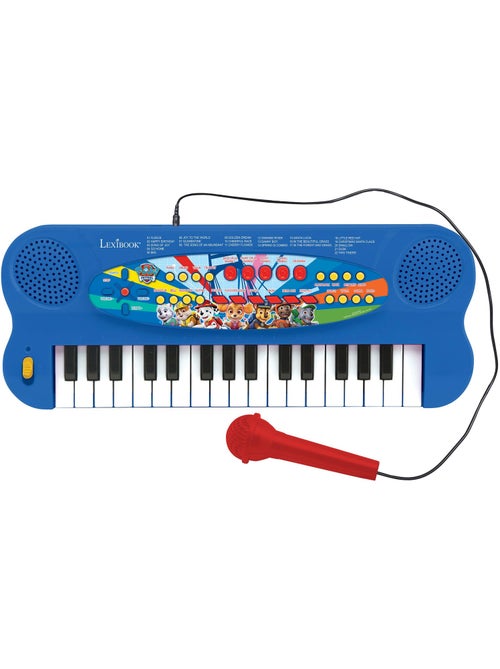 Paw patrol electronic piano keyboard met microfoon (32 keys) - Kiabi Paw patrol electronic piano keyboard met microfoon (32 keys) - Kiabi