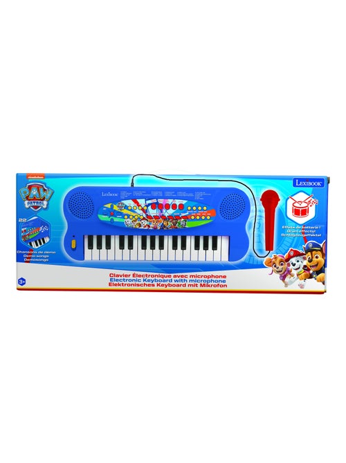 Paw patrol electronic piano keyboard met microfoon (32 keys) - Kiabi Paw patrol electronic piano keyboard met microfoon (32 keys) - Kiabi