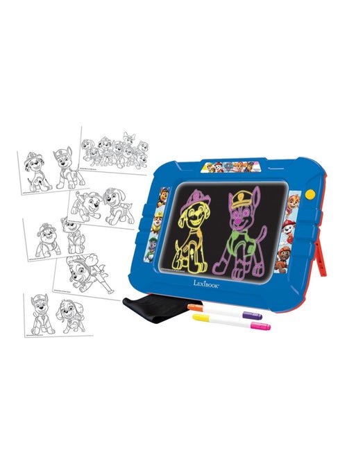 Paw patrol neon lichtgevend tekenbord met pennen en sjablonen - Kiabi Paw patrol neon lichtgevend tekenbord met pennen en sjablonen - Kiabi
