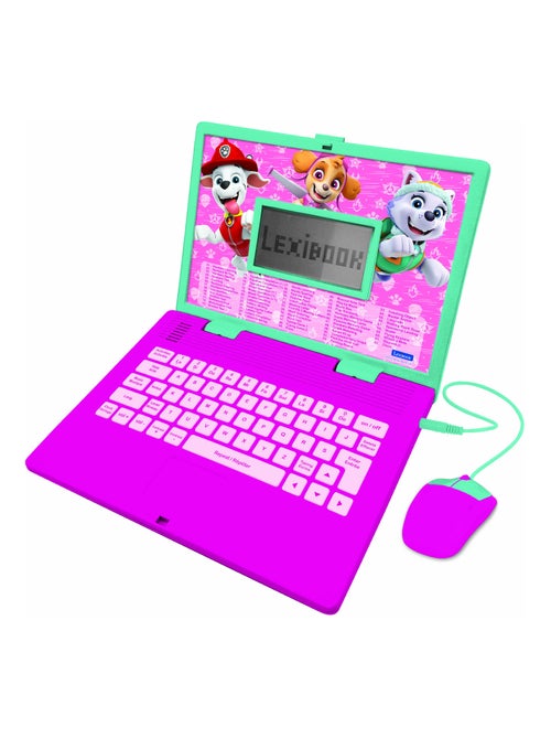 Paw patrol pink colours tweetalige educatieve laptop – 124 activiteiten in het engels en frans - Kiabi Paw patrol pink colours tweetalige educatieve laptop – 124 activiteiten in het engels en frans - Kiabi