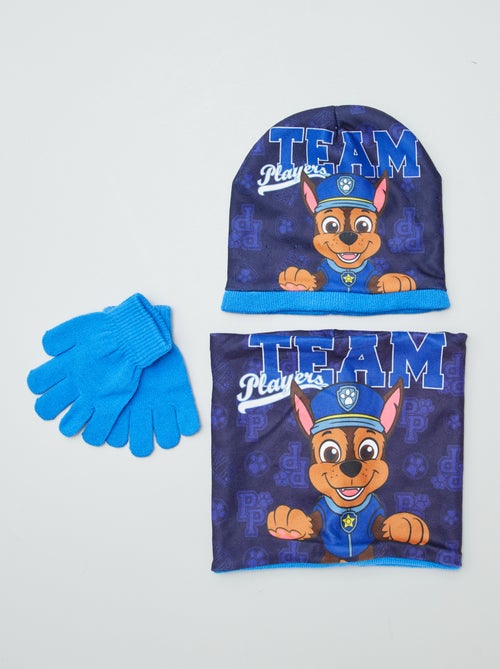 'PAW Patrol'-setje - Muts + colsjaal + handschoenen - 3-delig - Kiabi