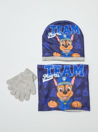 'PAW Patrol'-setje - Muts + colsjaal + handschoenen - 3-delig