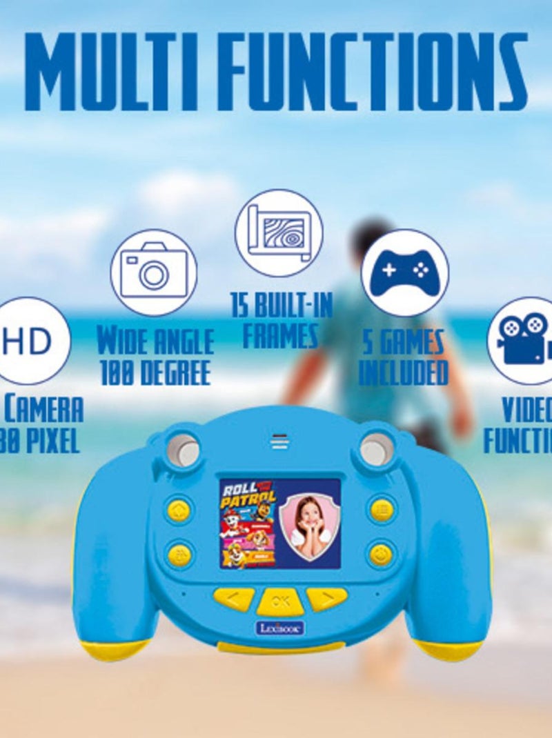 Paw patrol starcam® digitale hd camera met sd-kaart Blauw - Kiabi