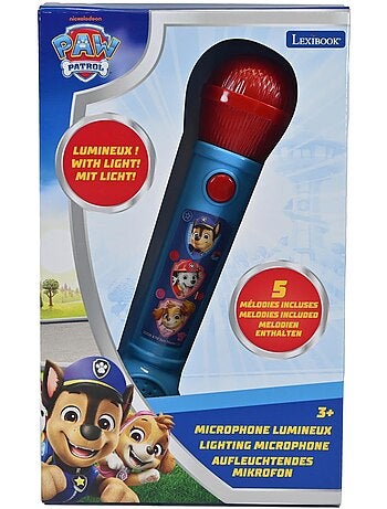 Paw patrol verlichtingsmicrofoon met melodieën en geluidseffecten