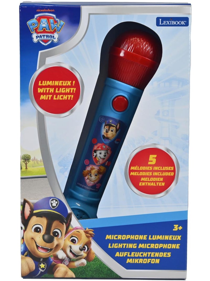 Paw patrol verlichtingsmicrofoon met melodieën en geluidseffecten Blauw - Kiabi