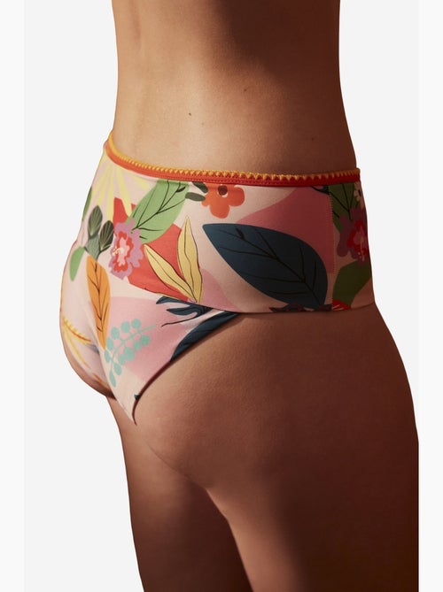 Pearl bikinibroekje met bloemenprint en hoge taille penti - Kiabi Pearl bikinibroekje met bloemenprint en hoge taille penti - Kiabi
