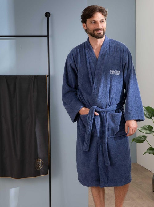 Peignoir adulte 100% coton, psg parisian - Kiabi Peignoir adulte 100% coton, psg parisian - Kiabi