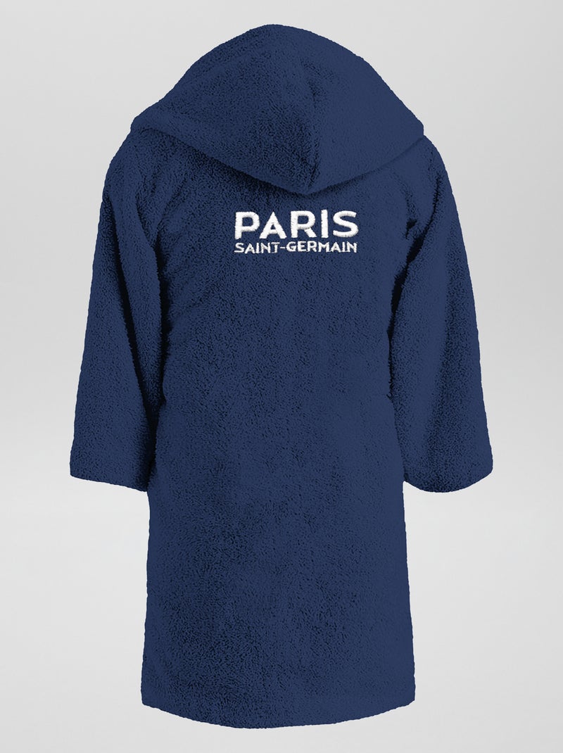 Peignoir bouclette 'PSG' Marine - Kiabi