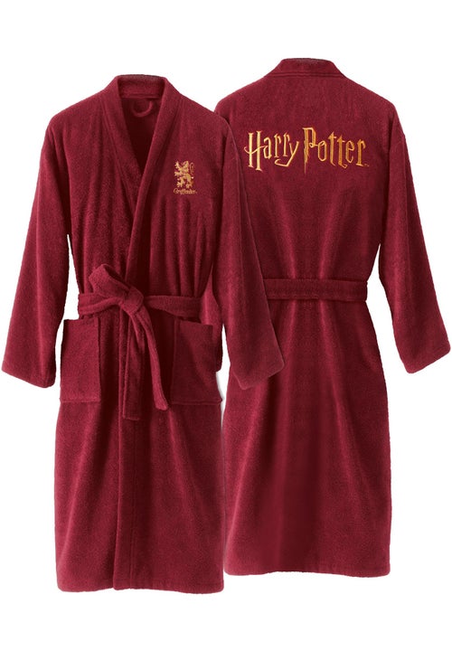Peignoir brodé 100% coton, harry potter gryffondor - Kiabi