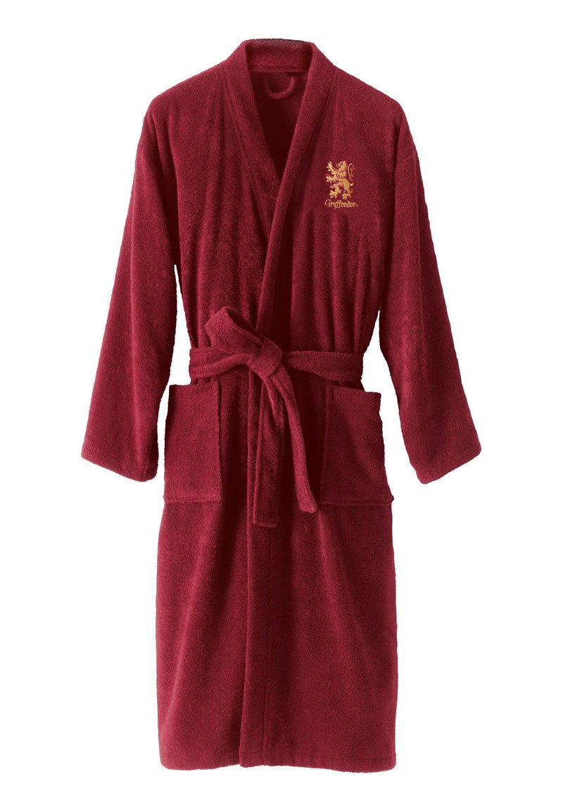 Peignoir brodé 100% coton, harry potter gryffondor Multicolore - Kiabi