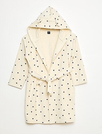 Peignoir de bain éponge en coton