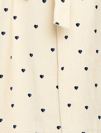 Peignoir de bain éponge en coton