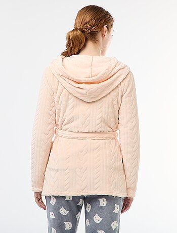 Peignoir doux en polaire