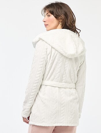 Peignoir doux en polaire