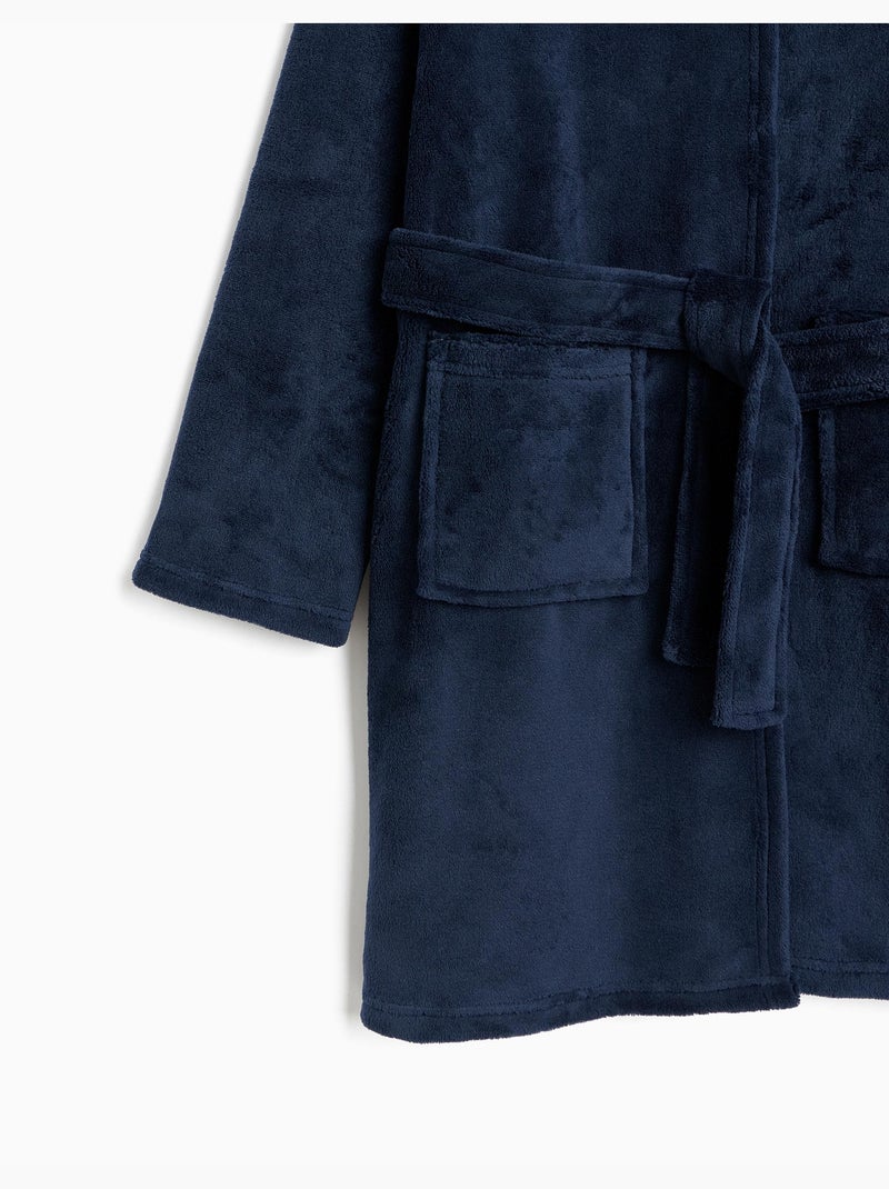Peignoir en maille, mo fashion Bleu - Kiabi
