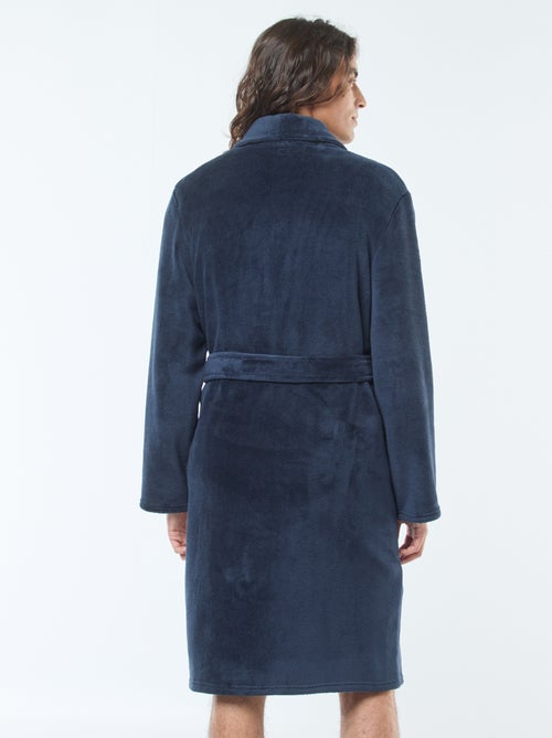 Peignoir en polaire avec ceinture à nouer - Kiabi
