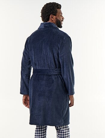 Peignoir en polaire avec ceinture