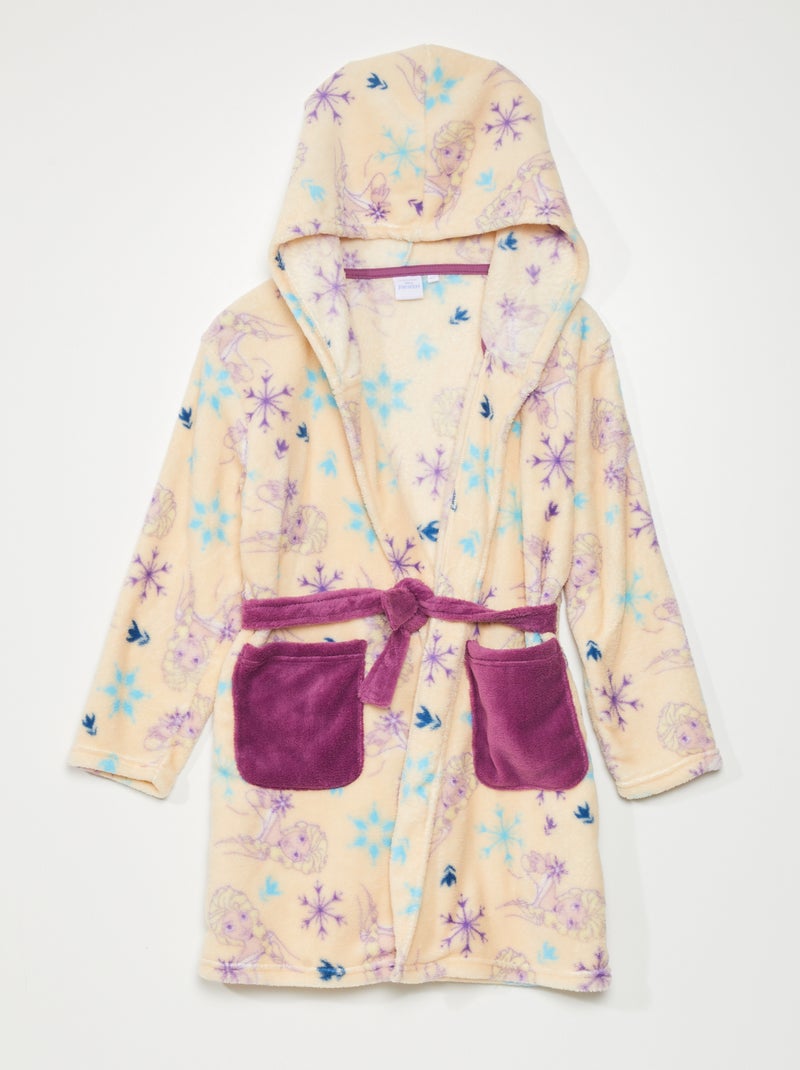 Peignoir en polaire 'Reine des neiges' Rose - Kiabi