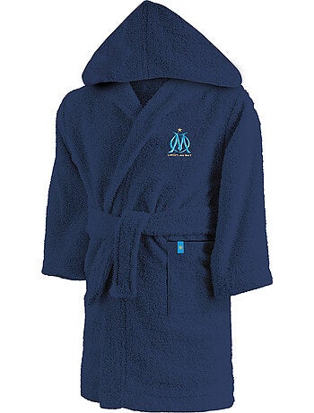 Peignoir enfant brodé 100% coton, om ruban