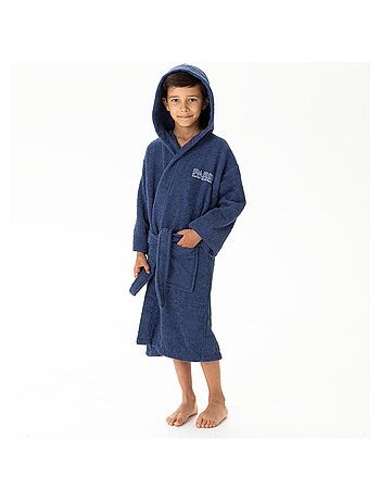 Peignoir enfant brodé 100% coton, psg parisian