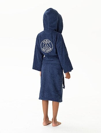 Peignoir enfant brodé 100% coton, psg parisian
