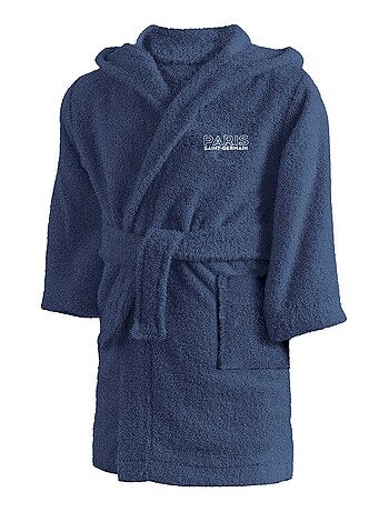 Peignoir enfant brodé 100% coton, psg parisian