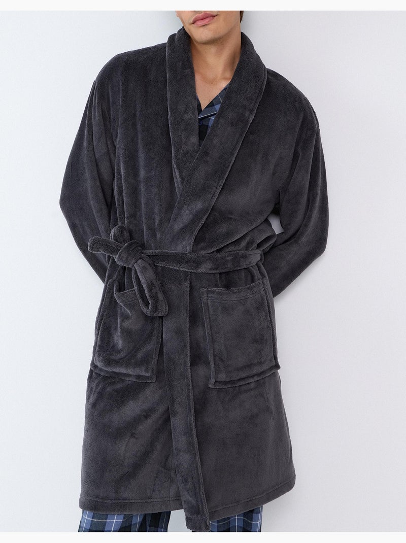 Peignoir, mo fashion Gris - Kiabi