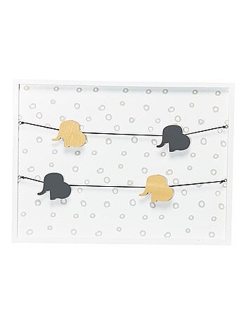 Pèle-mêle photos en bois - babyprice