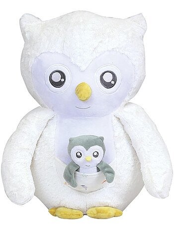 Peluche Chouette Et Son Bébé (44 Cm)