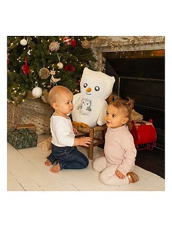 Peluche Chouette Et Son Bébé (44 Cm)