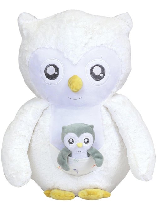 Peluche Chouette Et Son Bébé (44 Cm) - Kiabi