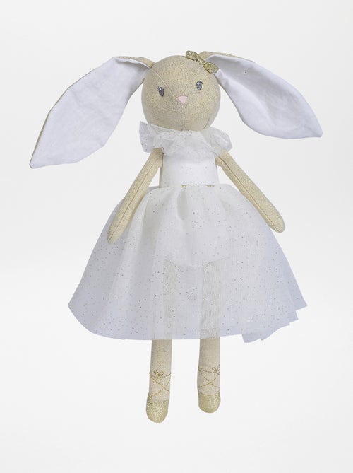 Peluche lapin avec tutu - Kiabi