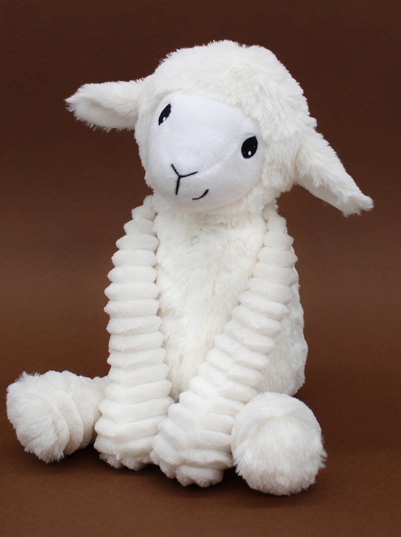 Peluche mouton maman et son bébé blanc Blanc - Kiabi
