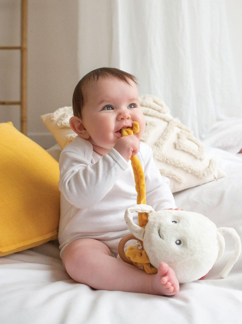 Peluche musicale Ecru - Kiabi