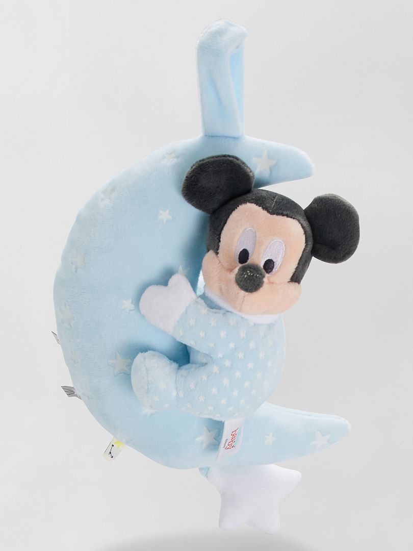 Doudou - Disney - Peluche Mickey Musicale Phosphorescente - 25cmx15cmx15cm  - Bébé - Bleu - Cdiscount Puériculture & Eveil bébé