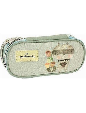 Pennenzak 2 vakken Hallmark Raton Laveur 22 cm - Premiumkwaliteit