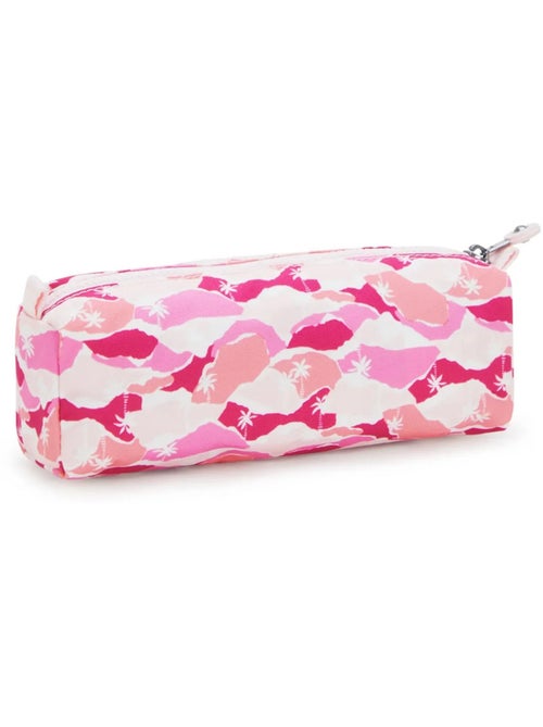 Pennenzak 2 vakken Kipling Cute Pink Palm 22 cm - Kiabi