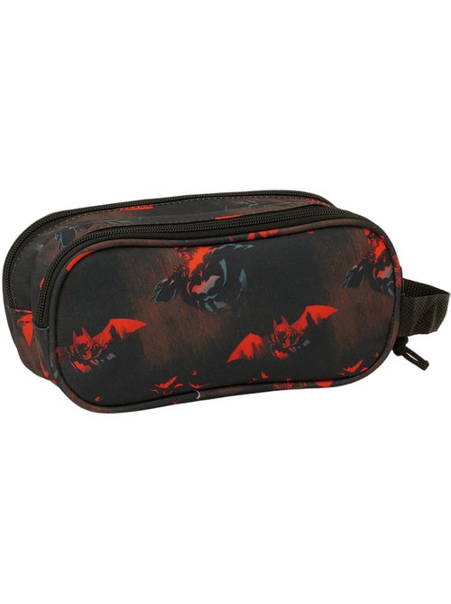 Pennenzak 2 vakken met ritssluitinge Batman stijl 3D 21 cm 1 L - Kiabi