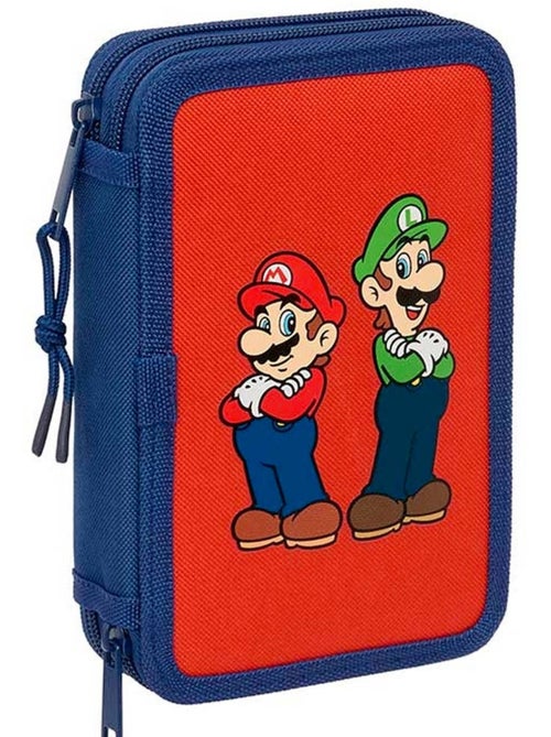 Pennenzak 3 vakken super mario mamma mia gevuld 29 stuks - Kiabi Pennenzak 3 vakken super mario mamma mia gevuld 29 stuks - Kiabi