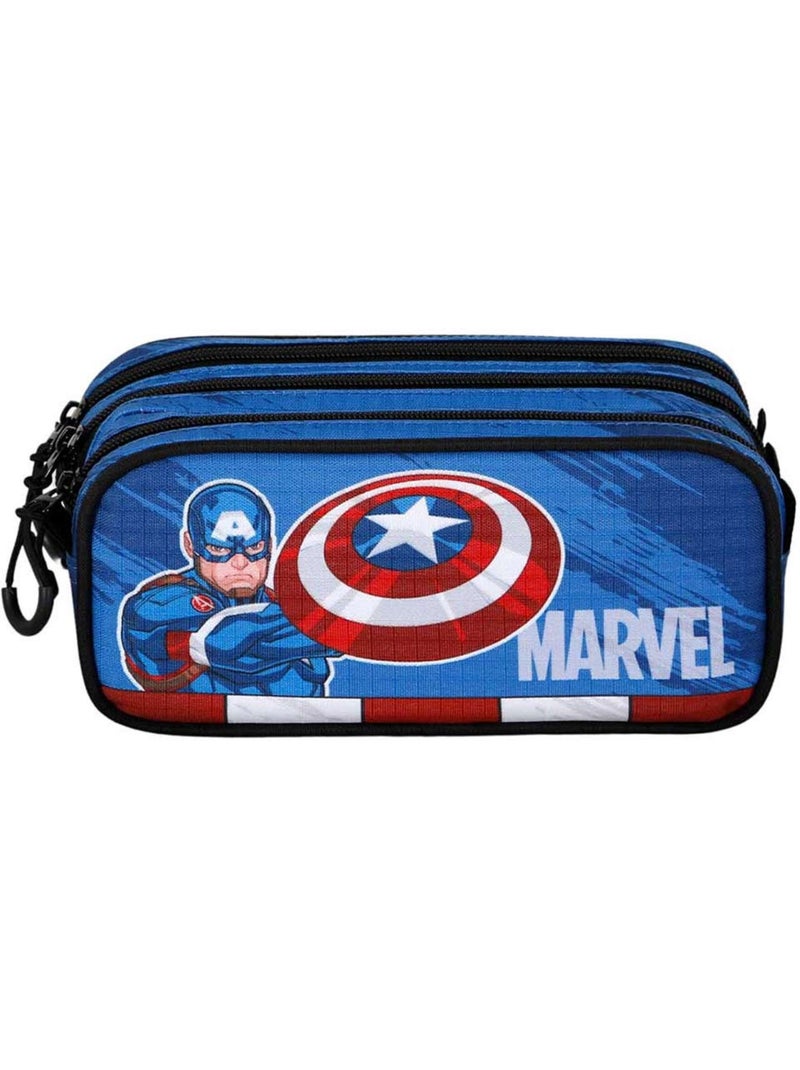 Pennenzak – 'Avengers' – Captain America 22 cm Blauw - Kiabi