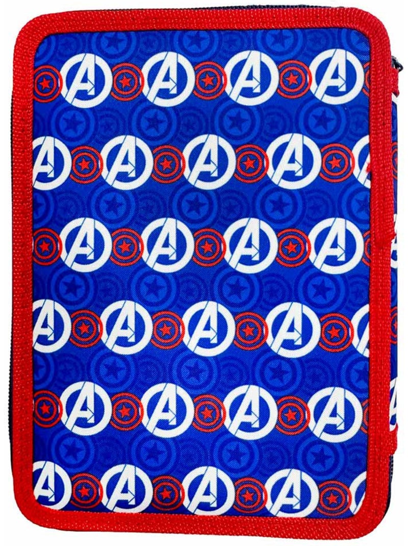 Pennenzak 'Avengers' – Gevuld Must Captain America Fight 2 vakken – 21 cm Blauw - Kiabi
