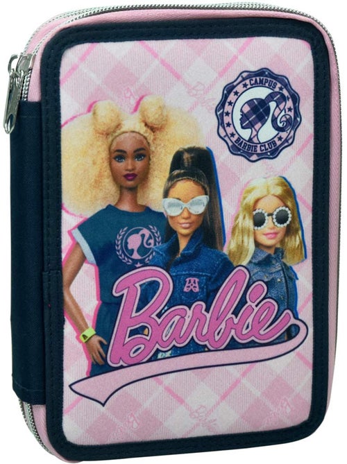 Pennenzak 'Barbie' gevuld 2 vakken met ritssluiting – 18 cm - EERSTE LEERJAAR - Kiabi Pennenzak 'Barbie' gevuld 2 vakken met ritssluiting – 18 cm - EERSTE LEERJAAR - Kiabi