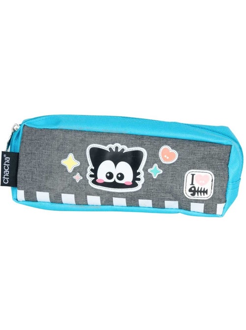 Pennenzak chacha van stof met ritssluiting 22 x 8 x 5 cm - Kiabi