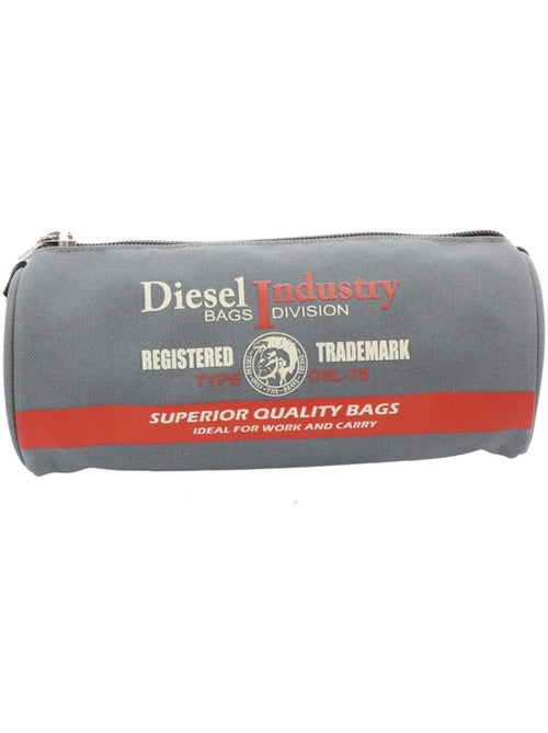 Pennenzak cilindrisch en canvas bedrukt Diesel Industry - Kiabi