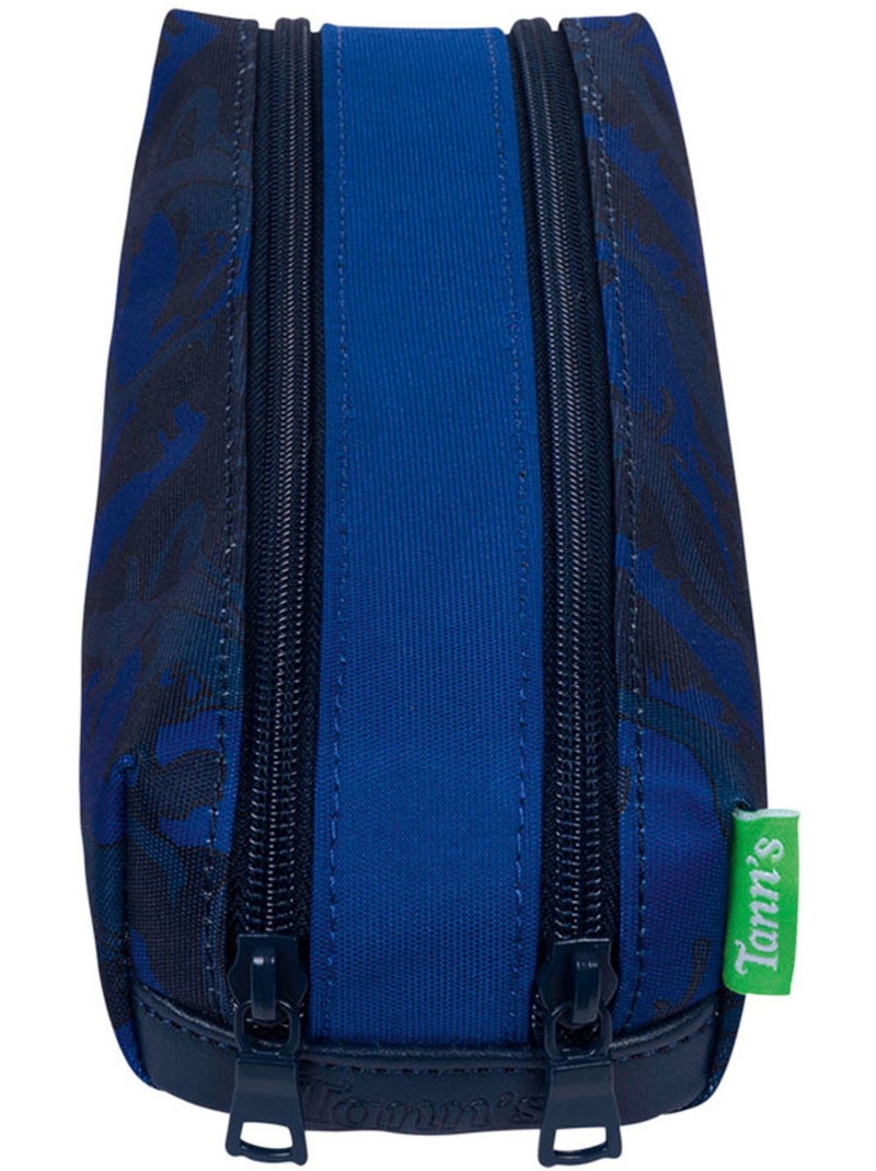 Pennenzak – dubbel 21,5 cm - schoolcollectie 2027 – tann's Blauw - Kiabi