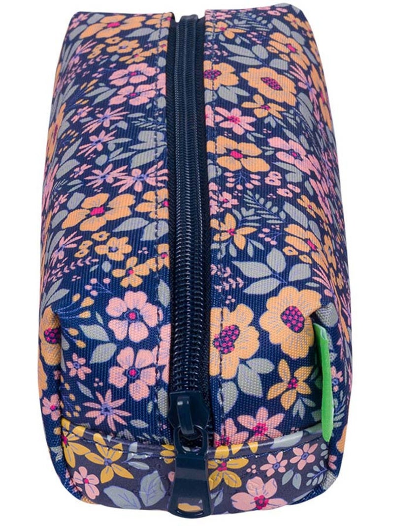 Pennenzak – Enkel 21 cm - Schoolcollectie 2027 – Tann's Blauw/Oranje/Geel - Kiabi