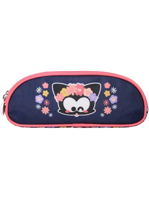 Pennenzak 'Hond en Kat' – Chacha boonvorm 2 vakken – 22 cm - Kiabi Pennenzak 'Hond en Kat' – Chacha boonvorm 2 vakken – 22 cm - Kiabi