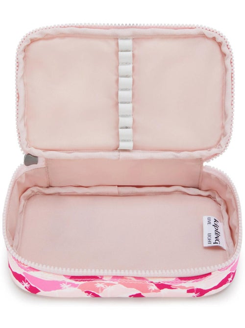 Pennenzak kipling synthetische stof bedrukt pink palm - Kiabi Pennenzak kipling synthetische stof bedrukt pink palm - Kiabi