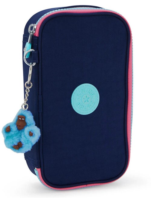 Pennenzak Kipling synthetische stof bedrukt Resort Navy - Kiabi